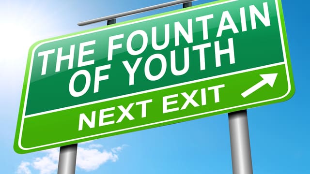 Fountain of youth sign